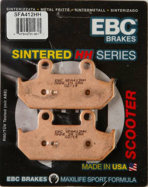 EBC - BRAKE PADS SFA412HH DOUBLE-H SINTERED - Image 1