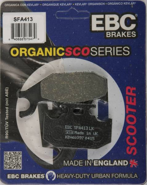 EBC - BRAKE PADS SFA413 ORGANIC - Image 1