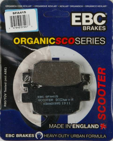 EBC - BRAKE PADS SFA415 ORGANIC - Image 1