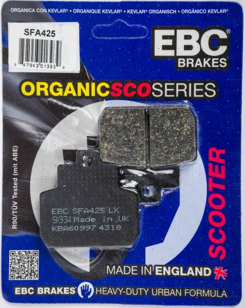 EBC - BRAKE PADS SFA425 ORGANIC - Image 1