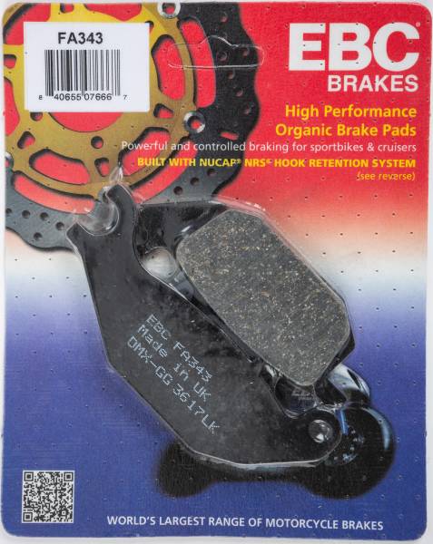 EBC - BRAKE PADS ORGANIC - Image 1