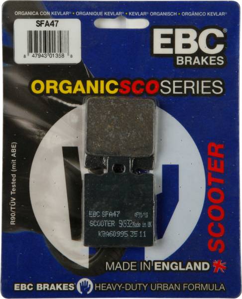 EBC - BRAKE PADS SFA47 ORGANIC - Image 1