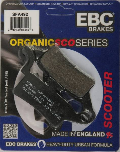 EBC - BRAKE PADS SFA492 ORGANIC - Image 1