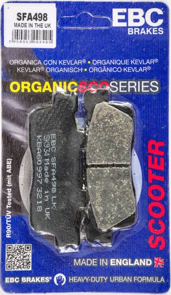 EBC - BRAKE PADS SFA498 ORGANIC - Image 1