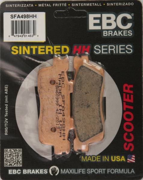 EBC - BRAKE PADS SFA498HH DOUBLE-H SINTERED - Image 1