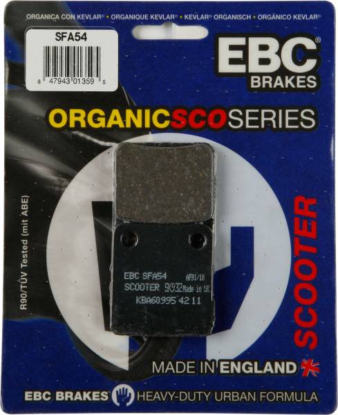 EBC - BRAKE PADS SFA54 ORGANIC - Image 1