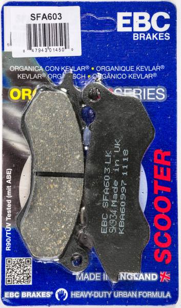 EBC - BRAKE PADS SFA603 ORGANIC - Image 1