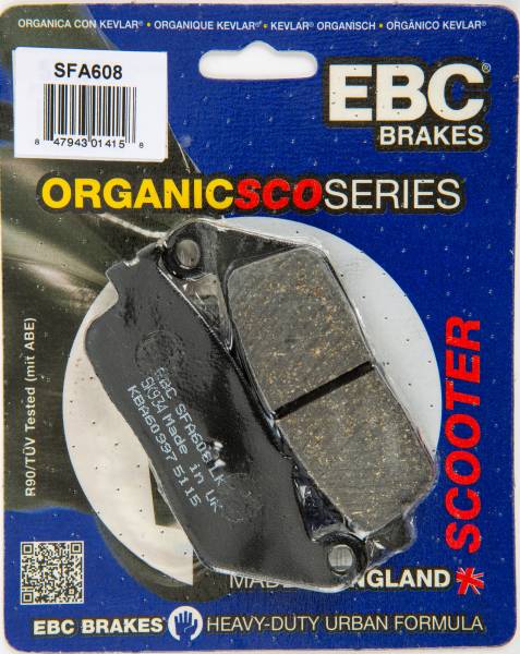 EBC - BRAKE PADS SFA608 ORGANIC - Image 1