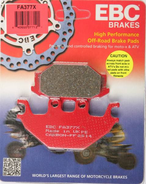 EBC - BRAKE PADS FA377 - Image 1