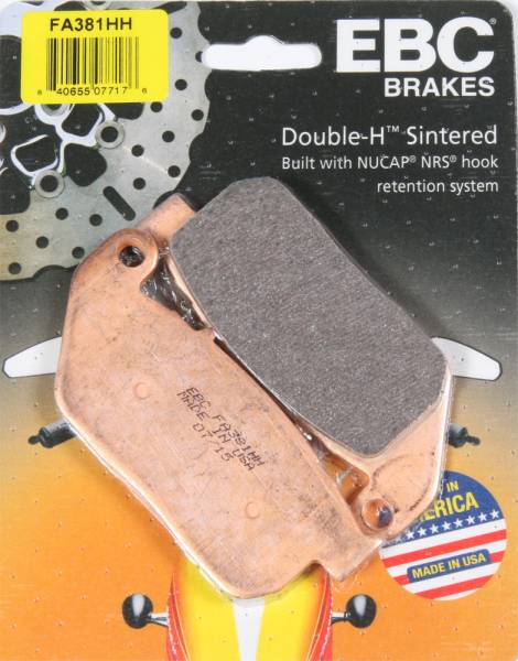 EBC - BRAKE PADS FA381HH DOUBLE-H SINTERED - Image 1