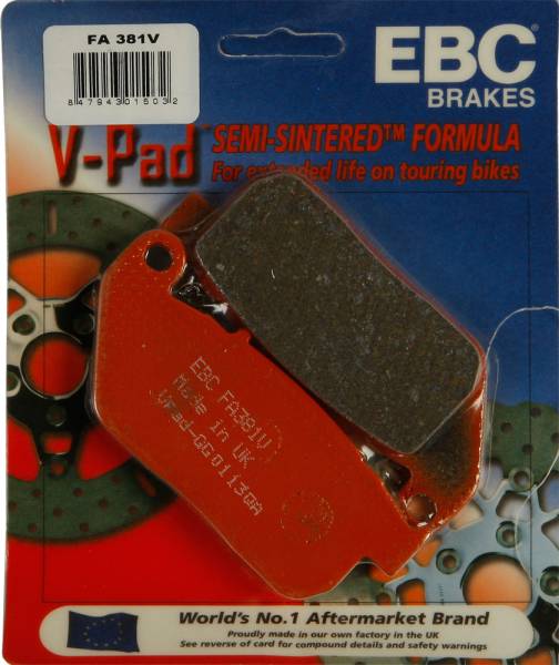 EBC - BRAKE PADS FA381V V-SERIES - Image 1