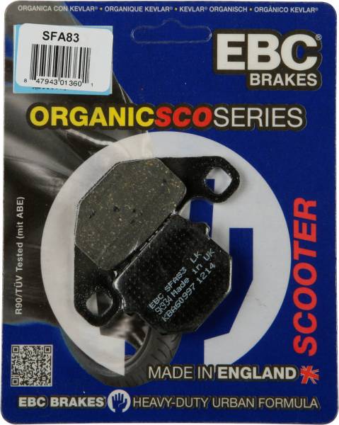 EBC - BRAKE PADS SFA83 ORGANIC - Image 1