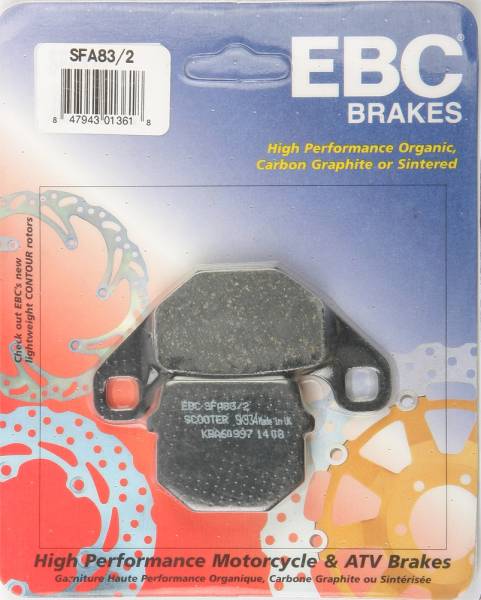 EBC - BRAKE PADS SFA83/2 ORGANIC - Image 1