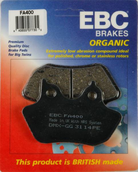 EBC - BRAKE PADS FA400 ORGANIC - Image 1