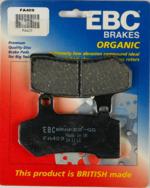 EBC - BRAKE PADS FA409 ORGANIC - Image 1