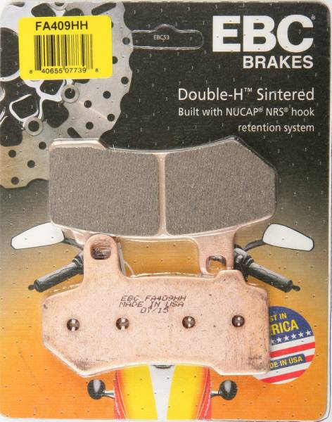 EBC - BRAKE PADS FA409HH DOUBLE-H SINTERED - Image 1