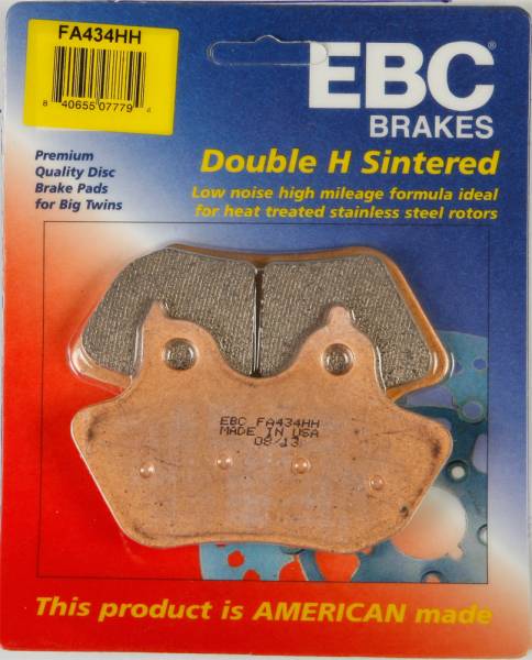 EBC - BRAKE PADS FA434H DOUBLE-H SINTERED - Image 1