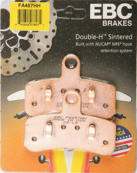 EBC - BRAKE PADS FA457 DOUBLE-H SINTERED - Image 1