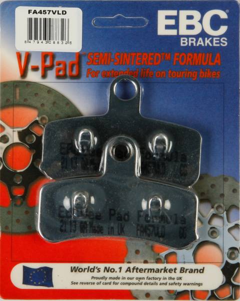 EBC - BRAKE PADS FA457VLD V-SERIES CHROME - Image 1