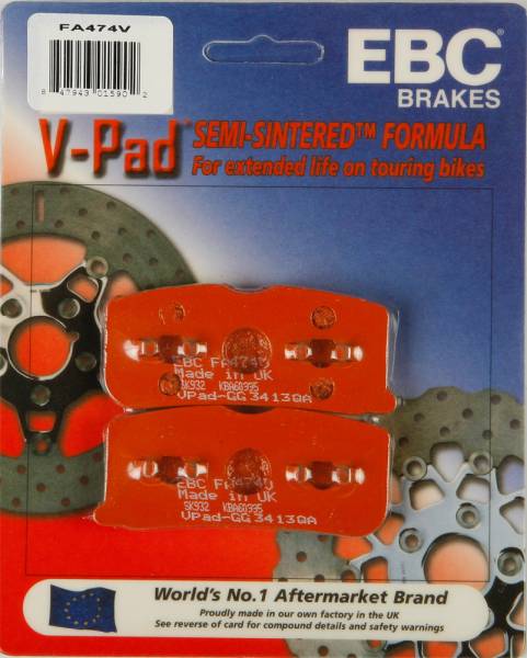 EBC - BRAKE PADS V-SERIES - Image 1