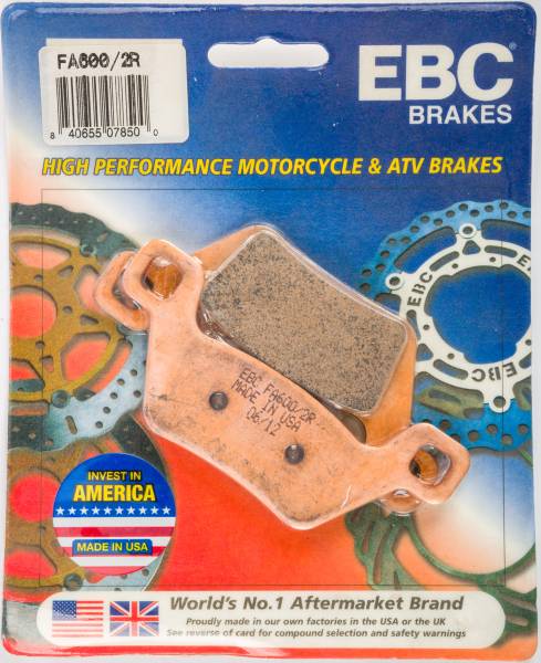 EBC - BRAKE PADS FA600/2R SINTERED R SERIES - Image 1