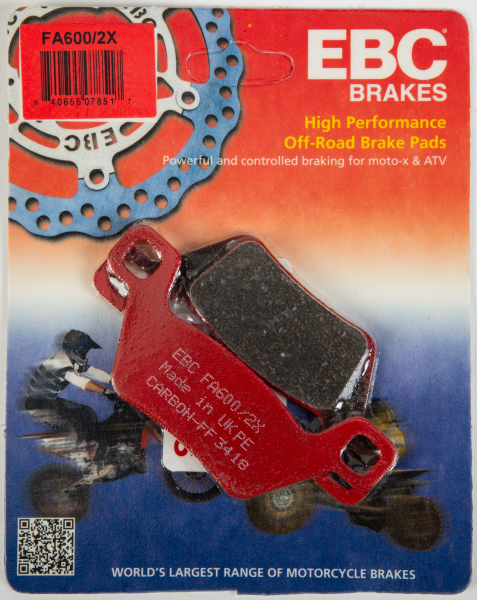 EBC - BRAKE PADS FA600/2X CARBON X SERIES - Image 1