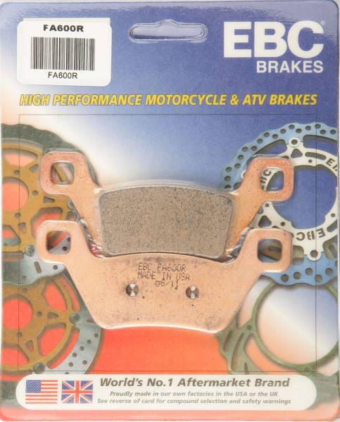 EBC - BRAKE PADS FA600R SINTERED R SERIES - Image 1