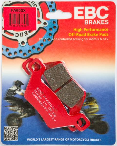 EBC - BRAKE PADS FA600X CARBON X SERIES - Image 1