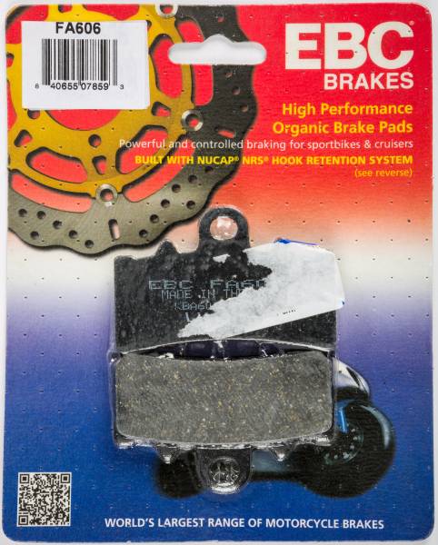 EBC - BRAKE PADS FA606 ORGANIC - Image 1