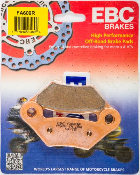 EBC - BRAKE PADS FA609R SINTERED R SERIES - Image 1