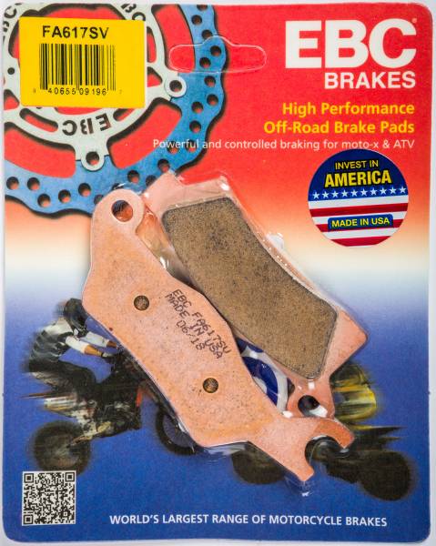 EBC - BRAKE PADS FA617SV SEVERE DUTY SV SERIES - Image 1