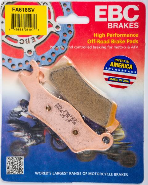 EBC - BRAKE PADS FA618SV SEVERE DUTY SV SERIES - Image 1