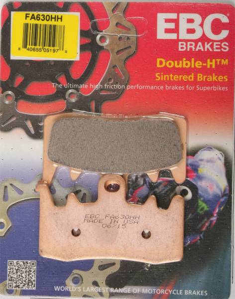 EBC - BRAKE PADS FA630HH DOUBLE-H SINTERED - Image 1