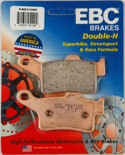 EBC - BRAKE PADS FA631HH DOUBLE-H SINTERED - Image 1