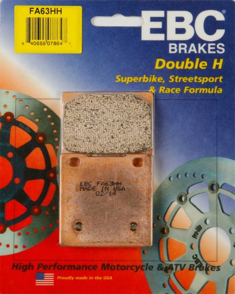 EBC - BRAKE PADS FA63HH DOUBLE-H SINTERED - Image 1