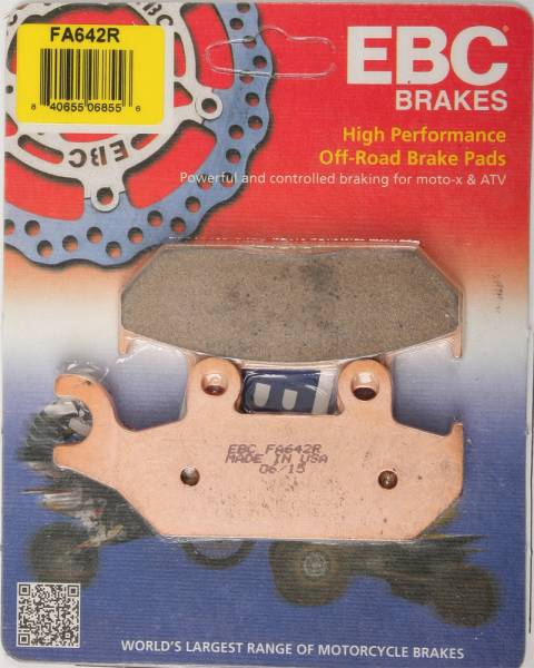 EBC - BRAKE PADS FA642R SINTERED R SERIES - Image 1