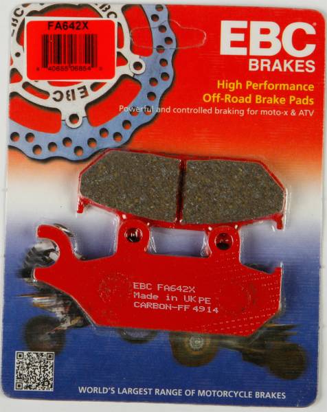 EBC - BRAKE PADS FA642X CARBON X SERIES - Image 1