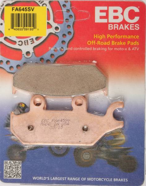 EBC - BRAKE PADS FA645SV SEVERE DUTY SV SERIES - Image 1