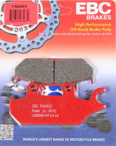 EBC - BRAKE PADS FA645X CARBON X SERIES - Image 1