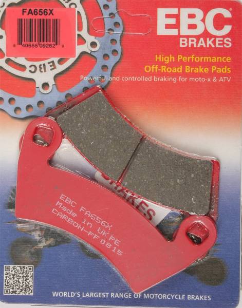 EBC - BRAKE PADS FA656X CARBON X SERIES - Image 1