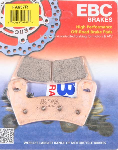 EBC - BRAKE PADS FA657R SINTERED R SERIES - Image 1