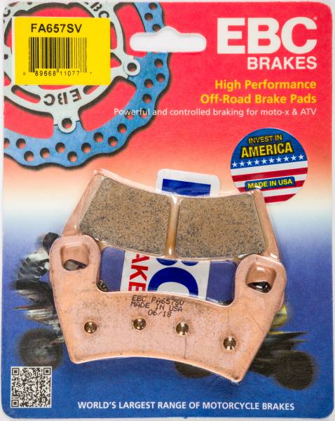 EBC - BRAKE PADS FA657SV SEVERE DUTY SV SERIES - Image 1