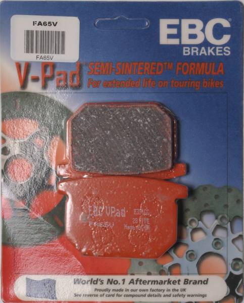 EBC - BRAKE PADS FA65V SEMI-SINTERED V SERIES - Image 1