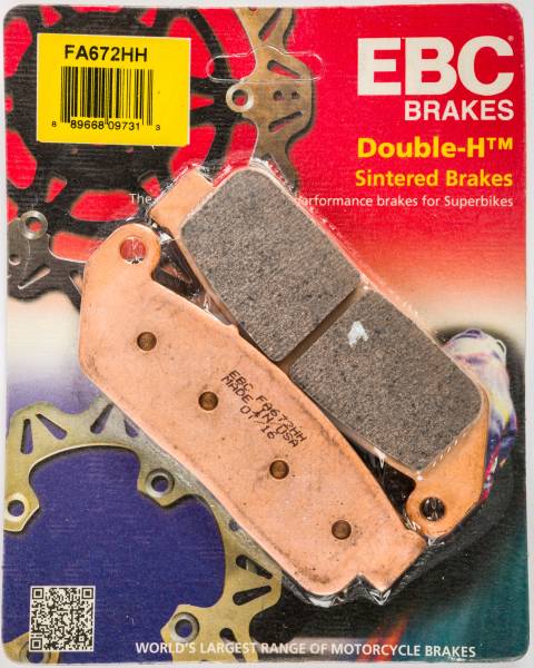 EBC - BRAKE PADS FA672HH DOUBLE-H SINTERED - Image 1