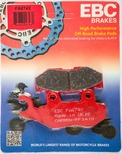 EBC - BRAKE PADS FA674X CARBON X SERIES - Image 1