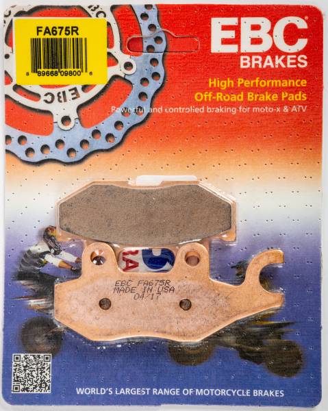 EBC - BRAKE PADS FA675R SINTERED R SERIES - Image 1