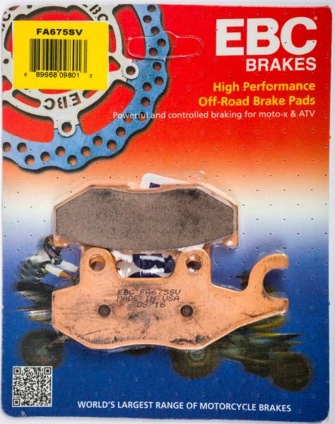 EBC - BRAKE PADS FA675SV SEVERE DUTY SV SERIES - Image 1