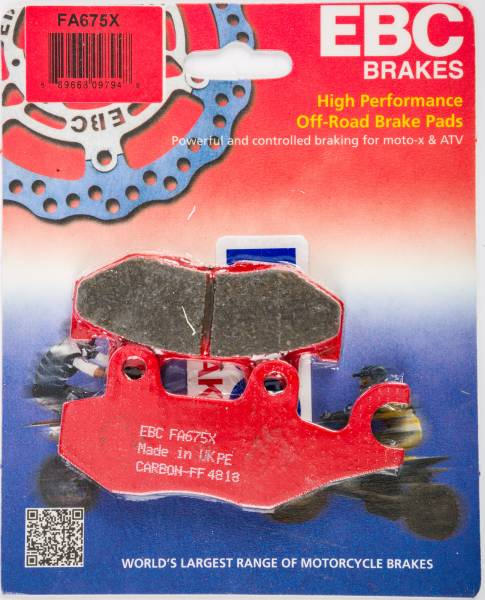 EBC - BRAKE PADS FA675X CARBON X SERIES - Image 1