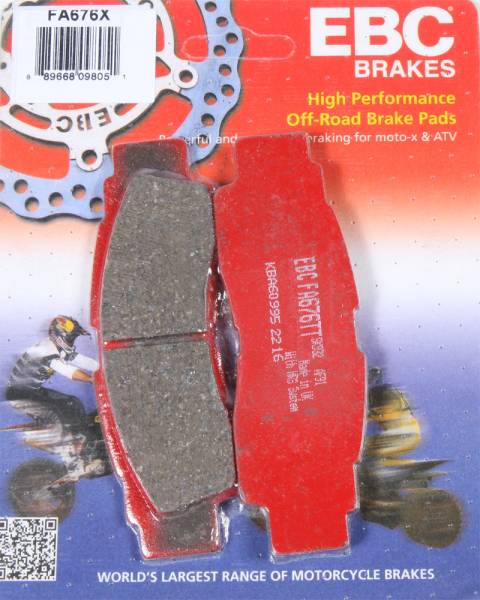 EBC - BRAKE PADS FA676X CARBON X SERIES - Image 1