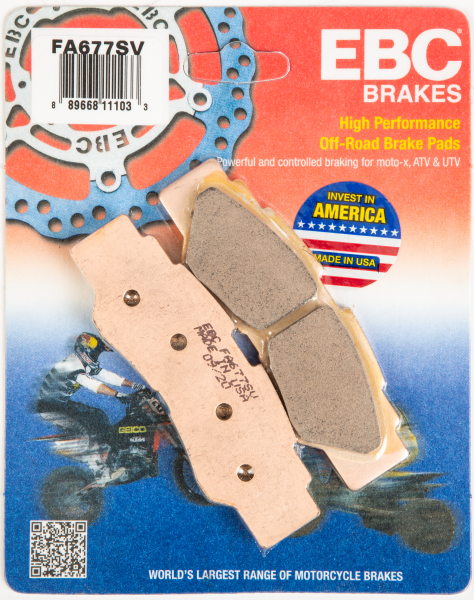 EBC - BRAKE PADS FA677SV SEVERE DUTY SV SERIES - Image 1